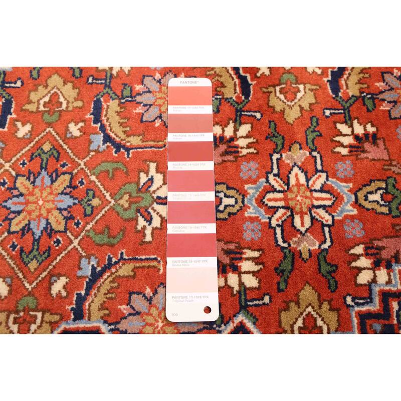 ECARPETGALLERY Hand-knotted Royal Mahal Dark Copper Wool Rug - 5'10 x 9'2