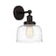 Option Oil Rubbed Bronze / Clear Deco Swirl