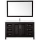 preview thumbnail 31 of 71, Daria 60 Inch Single Vanity, Cultured Marble Top, 58 Inch Mirror