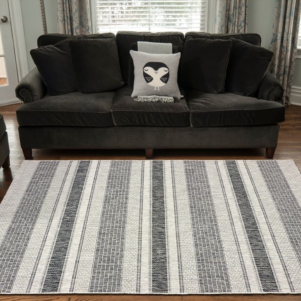 Sevita Banded Heather Indoor/Outdoor Rug