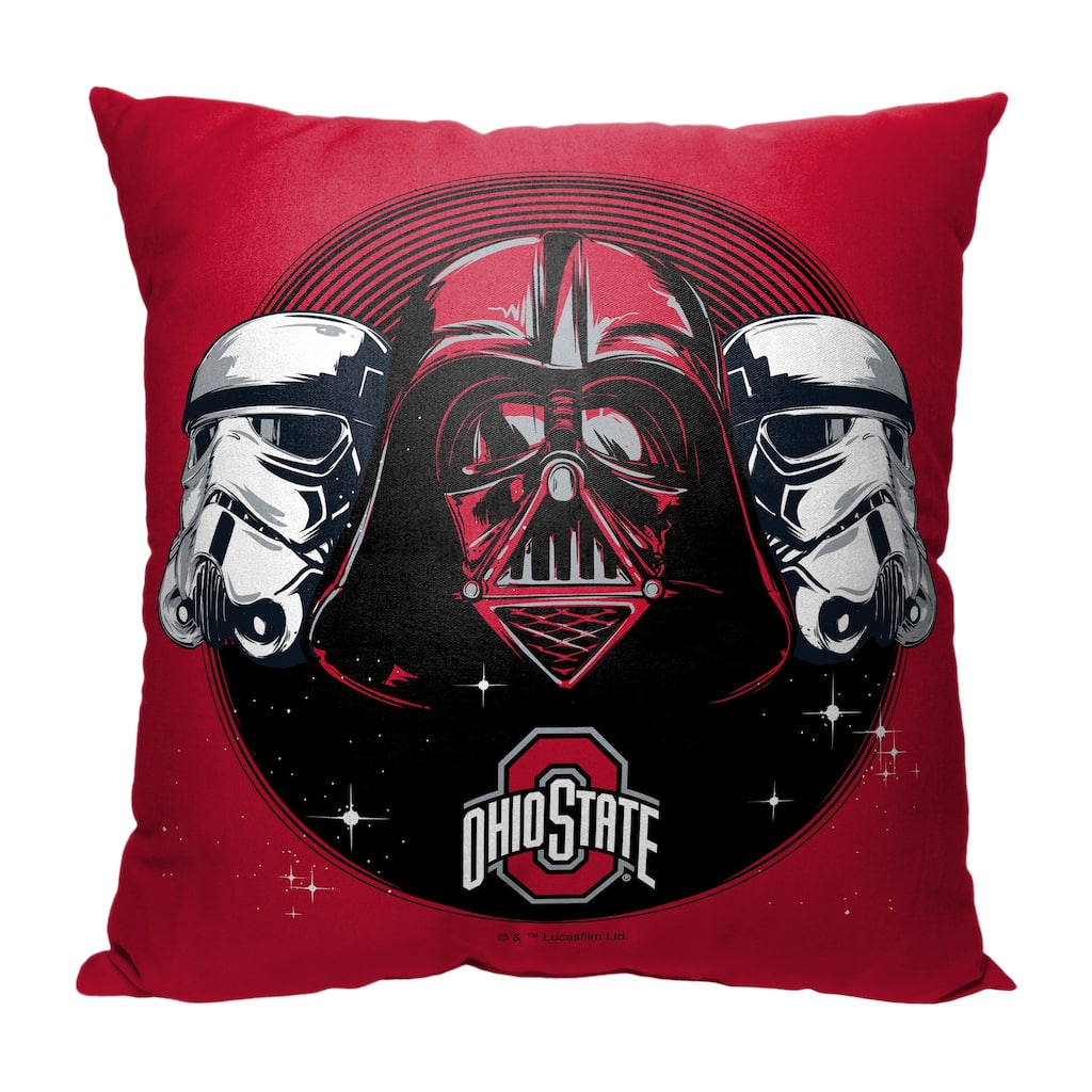 NCAA Star Wars Cobranding Recruit 18 Inch Throw Pillow