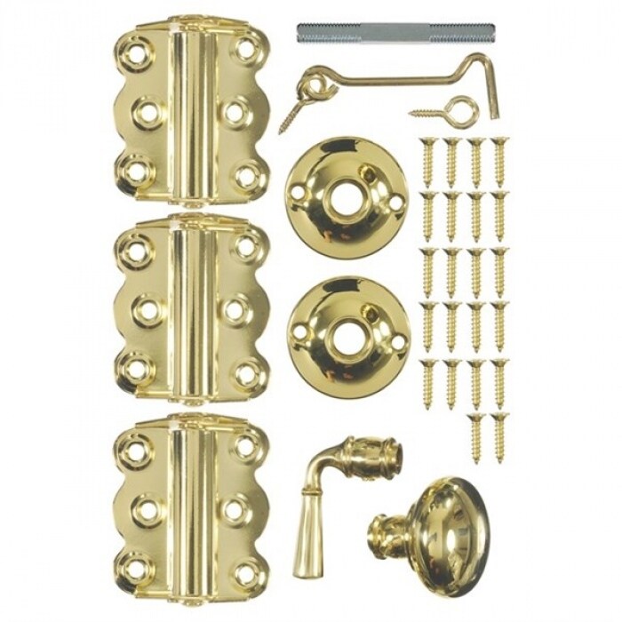 Shop Wright Products V321br Wood Vinyl Screen Door Kit Brass