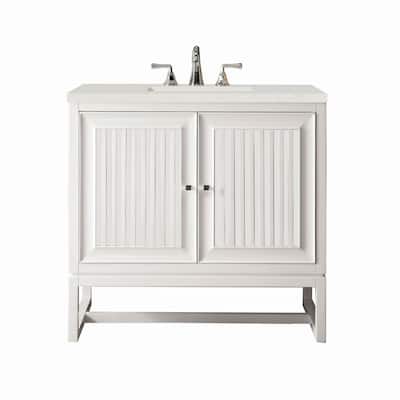 James Martin Vanities E645-V36-3LDL Athens 36" Single Basin Poplar