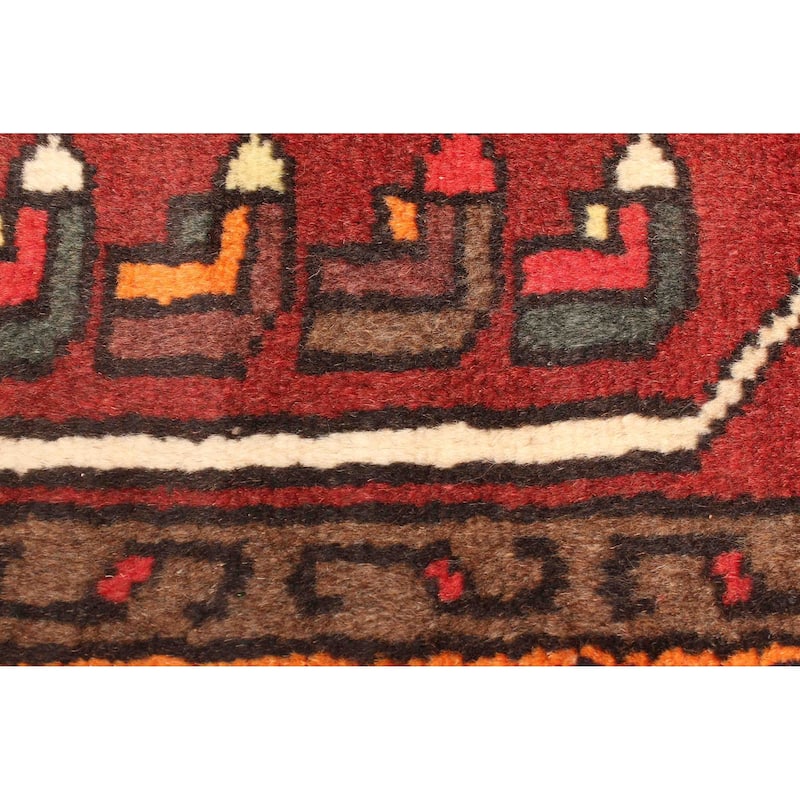 ECARPETGALLERY Hand-knotted Andelz Red Wool Rug - 4'3 x 6'4