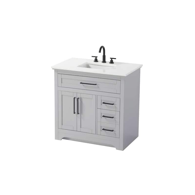 Nathaniel Single Bathroom Vanity (32-42 inch)