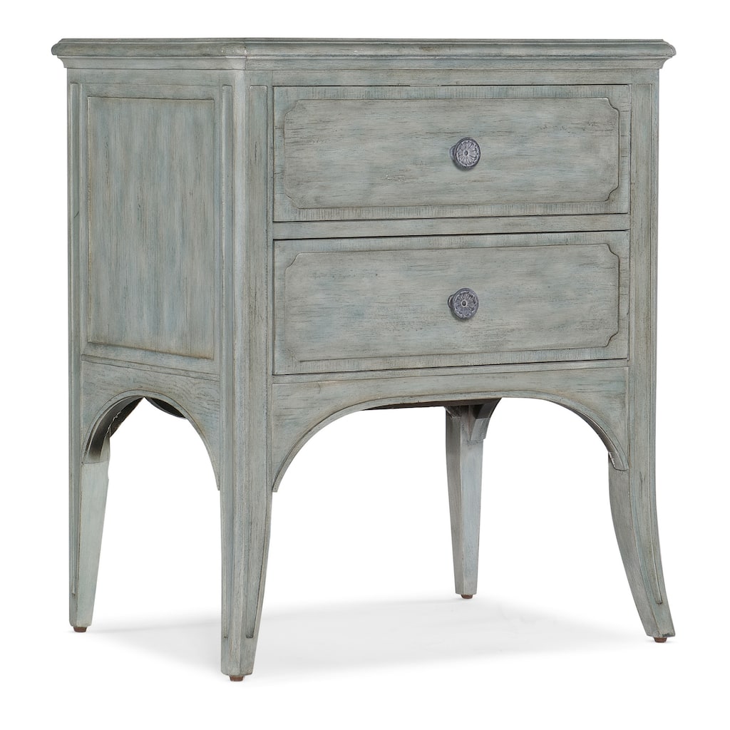 Hooker Furniture 6750-50011 Charleston 26" Wide Wood Top Wood Table - Waterscape Blue
