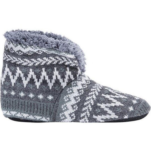 mens fairisle slipper boots