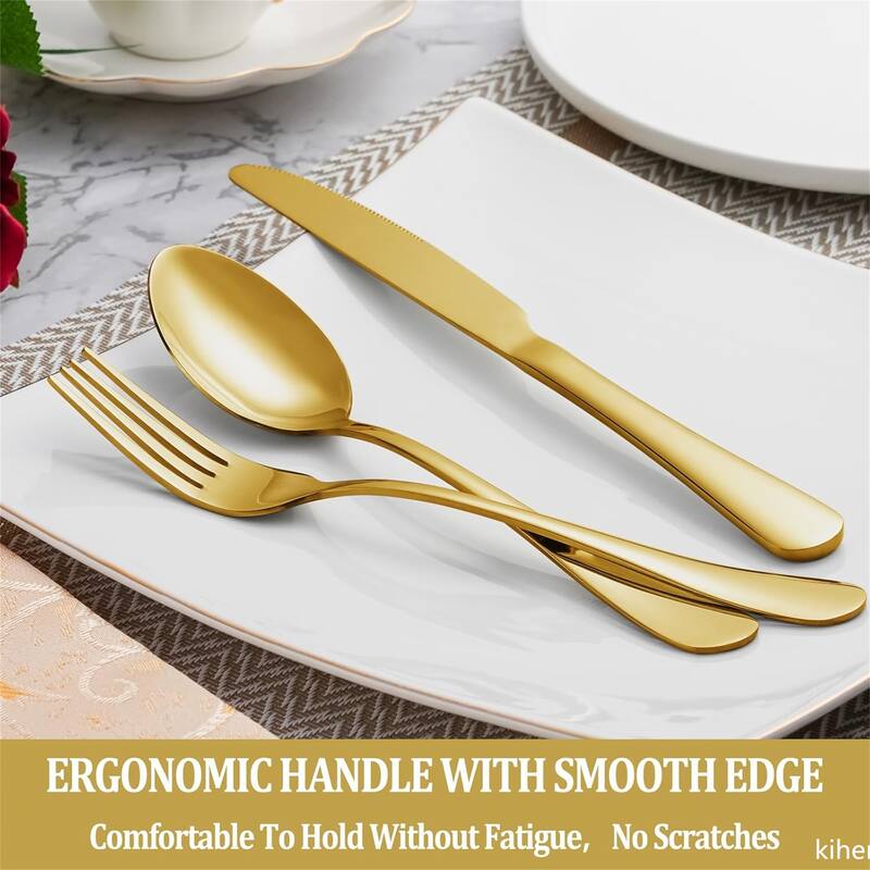 60 Pcs Silverware Set - 9.84*6.34*2inch
