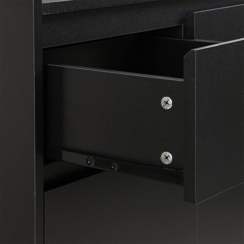 Sleek Shoe Cabinet with Adjustable Shelves, Minimalist Shoe Rack with 1 Drawer and Adjustable Shelves, Shoe Storage Organizer