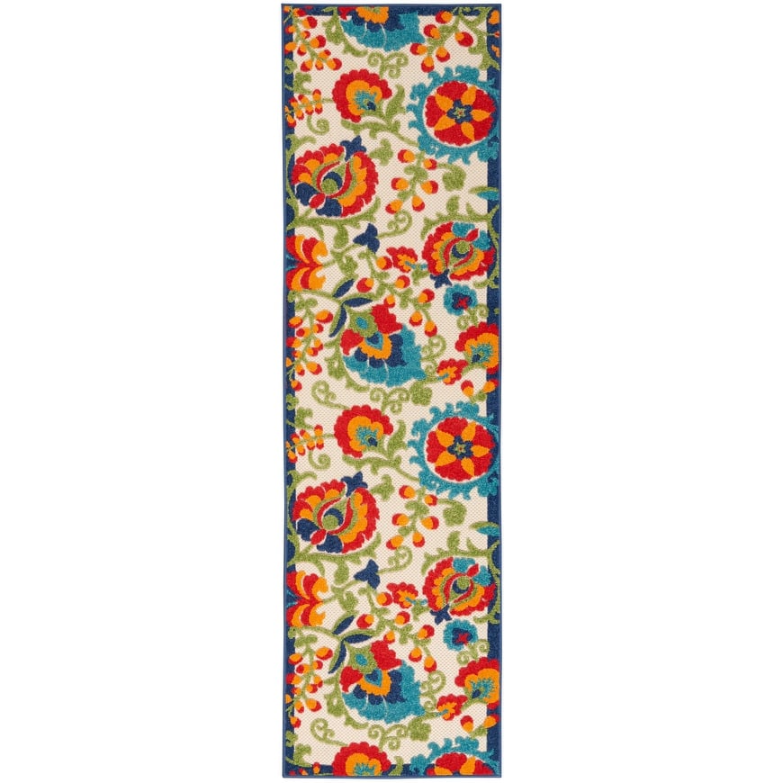 Nourison Alice Indoor/Outdoor Floral Area Rug