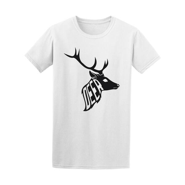 Shop Deer Head Silhouette Tee Men S Image By Shutterstock Overstock 21247047
