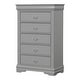 preview thumbnail 31 of 32, Furniture of America Devi Traditional Solid Wood 6-Piece Sleigh Bedroom Set