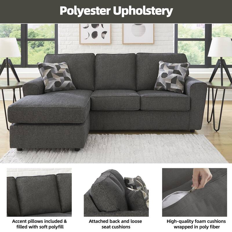 Signature Design by Ashley Cascilla Reversible Sofa Chaise
