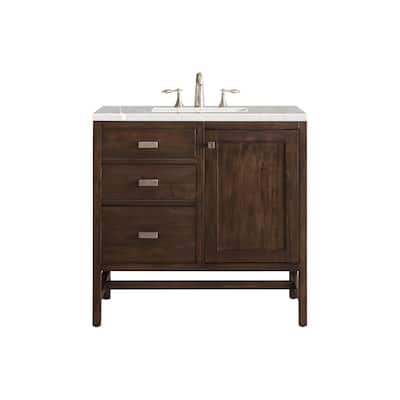 James Martin Vanities Addison 36" Single Vanity, Mid Century Acacia