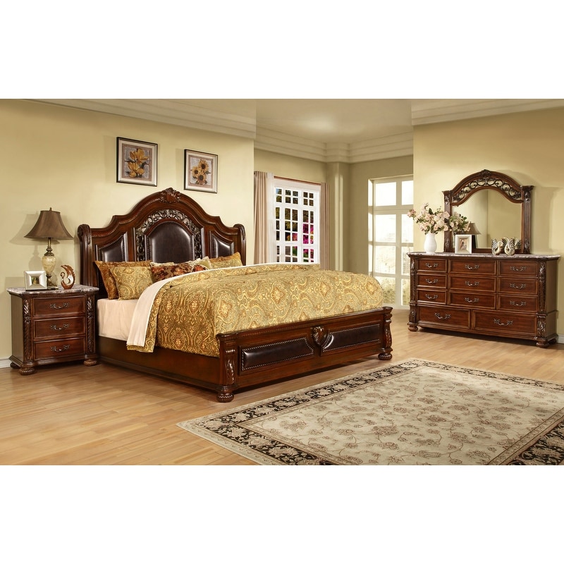 Best Master Furniture 5-pc. Traditional Cherry Bedroom Set