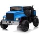 preview thumbnail 8 of 12, 2-Seater Kids Ride-On Tractor with Dual 12V Batteries, Remote Control, Tipping Bucket & Rear Storage Blue