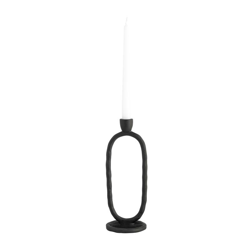 Sagebrook Home Oval Ring Taper Candle Holder