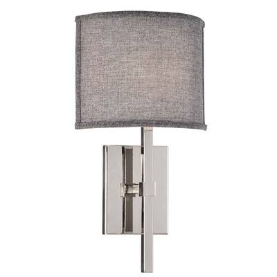 Madison One Light Wall Sconce Nolan Wall Sconce Chrome - One Size