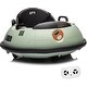 preview thumbnail 1 of 12, 12V Ride-On Bumper Car for Kids with Remote Control, 360° Spin – Battery Powered Toy Green