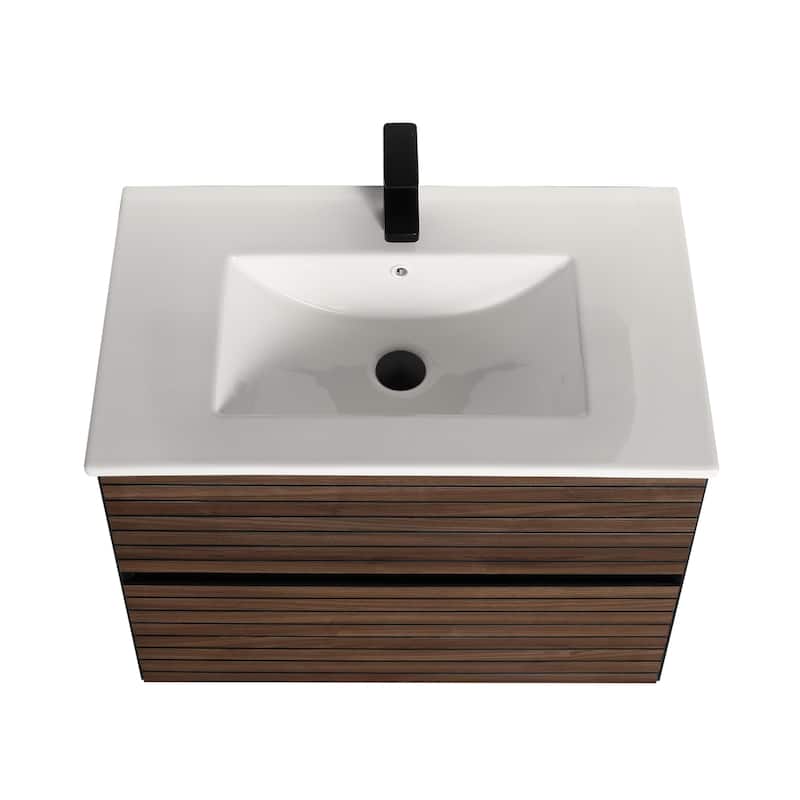 Blossom Annecy 30" Wall Mounted Bathroom Vanity with Sink