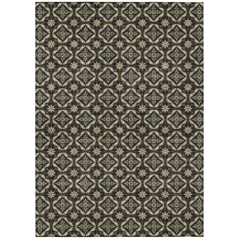Machine Washable Indoor/ Outdoor Contemporary Granby Chantille Rug