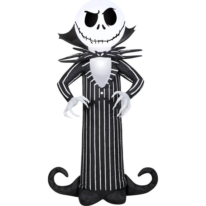 Halloween 3.5 ft. H Airblown Inflatable Jack Skellington w/Stylized Collar