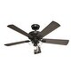 preview thumbnail 6 of 22, Hunter 52" Crestfield Ceiling Fan w/ LED Light Kit, Pull Chain - Farmhouse, Transitional - EASY INSTALLATION!
