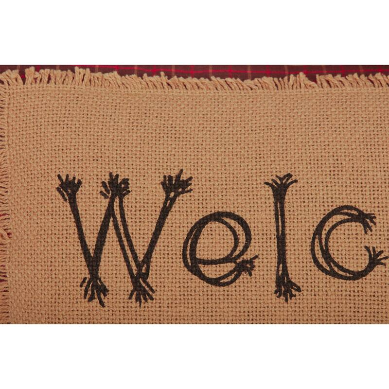 Landon Welcome to Our Patch Pillow 14x22