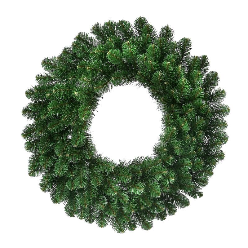Pre-lit Deluxe Oregon Fir Wreath 30" - Natural Green