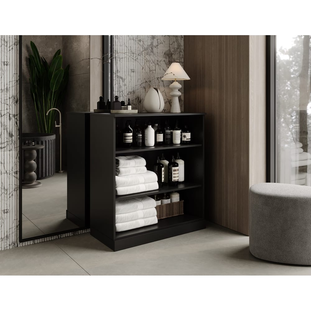 Palace Imports 100% Solid Wood 32" Bathroom Cabinet with Adjustable Shelves