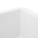 preview thumbnail 5 of 10, Highpoint Collection 16 Inch Square Fine Fireclay Kitchen Prep or Bar Sink - 18 x 18 x8.5 inches