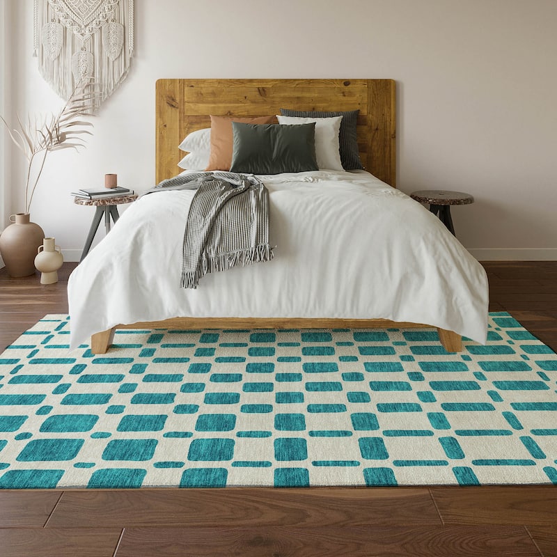 Premium Washable Super Soft Modern Hope Mayfield Rug