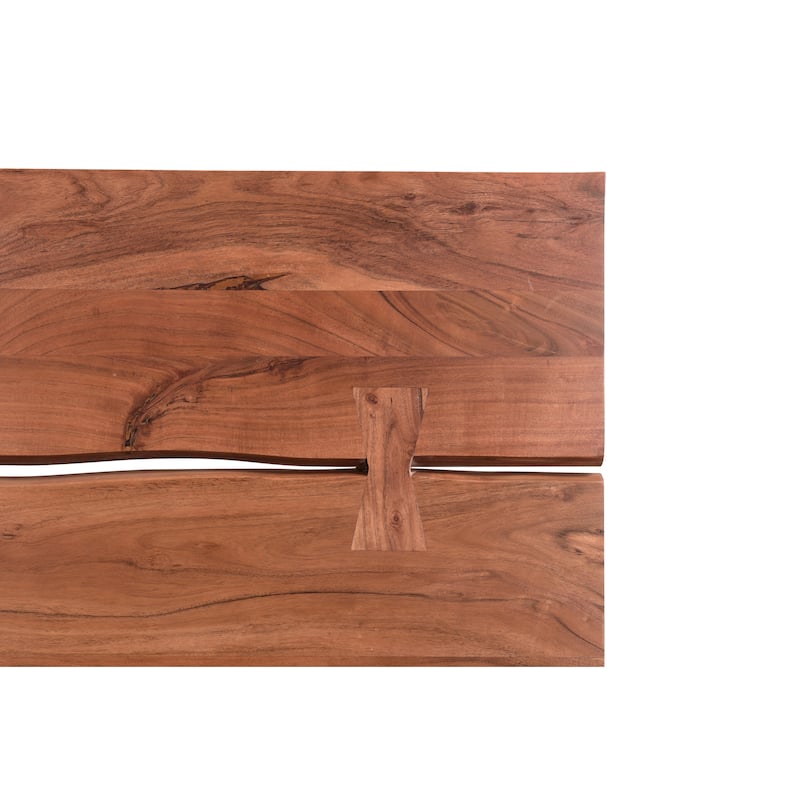 Sienna Live Edge Wood Panel Bed