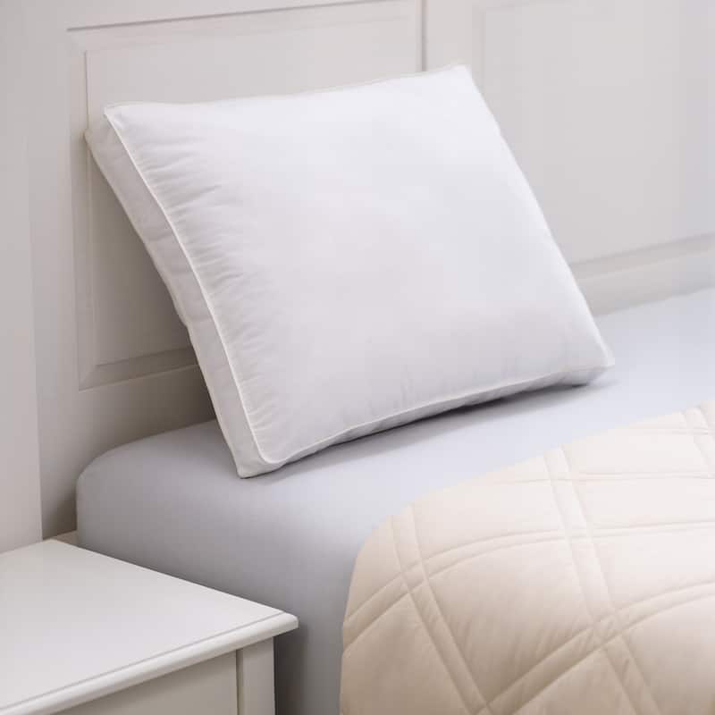 Chamomile Scented Cotton Pillow - Allenbach by Porch & Den - White - Standard - Set of 2