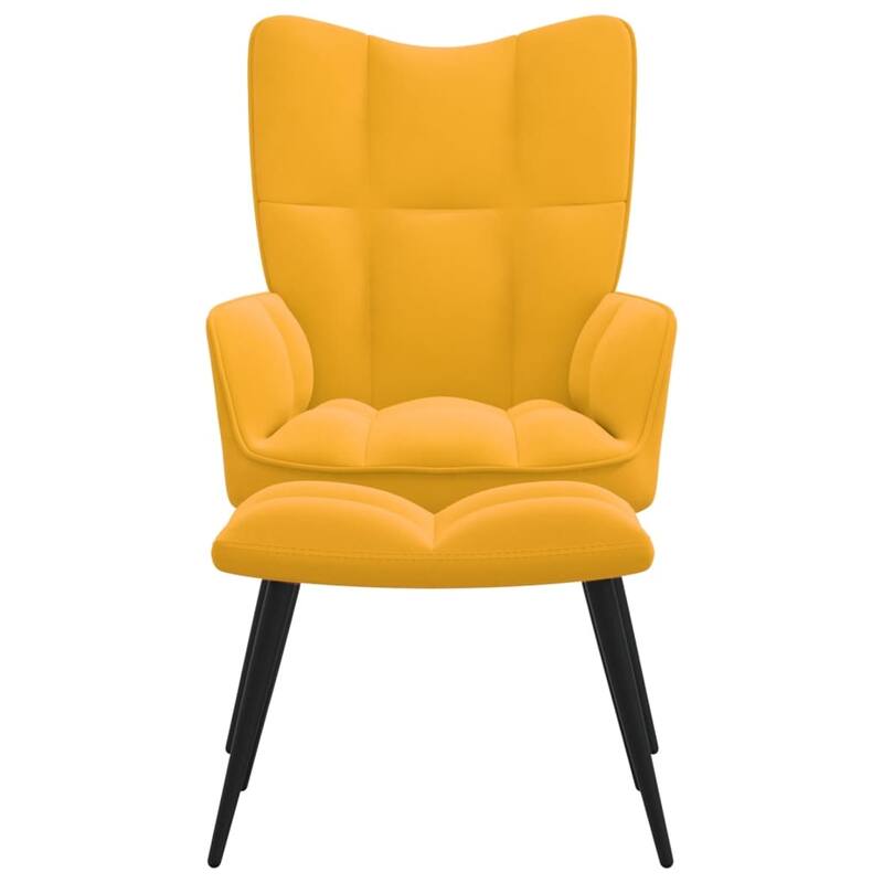 vidaXL Relaxing Chair multi colors Velvet