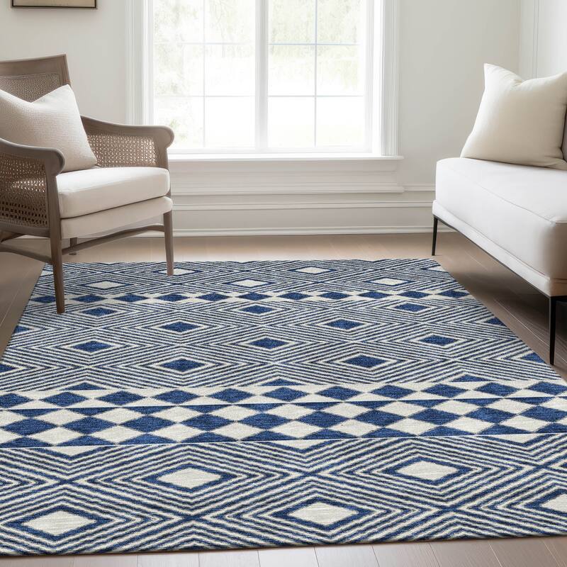 Premium Washable Super Soft Geo Prints Mayfield Rug
