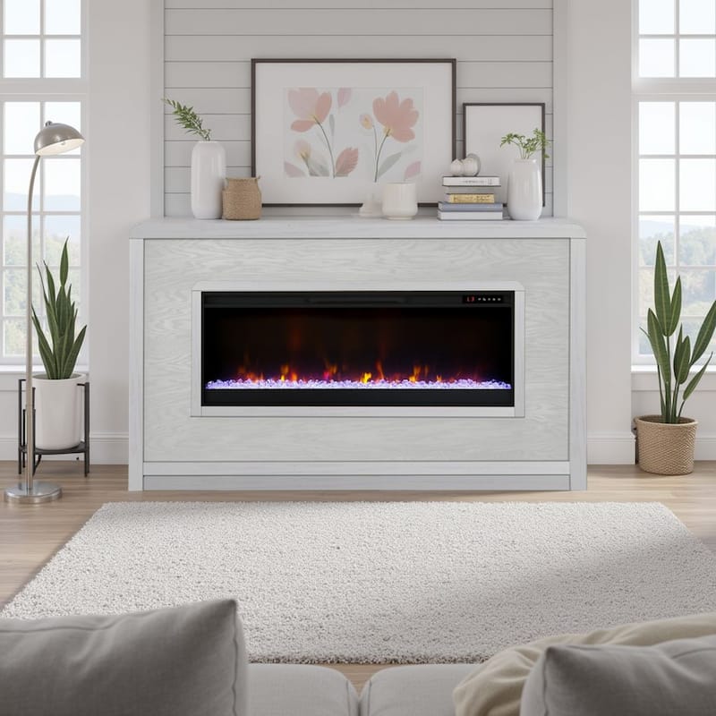 Bridgevine Home Haven 62 inch Fireplace Mantel, Minimal Assembly
