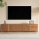 preview thumbnail 2 of 18, 79" Mid-Century Modern TV Stand - Wood Media Console, Living Room Entertainment Center with Ample Storage