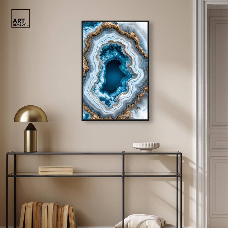Gilded Geode Eye II Canvas by Art Remedy