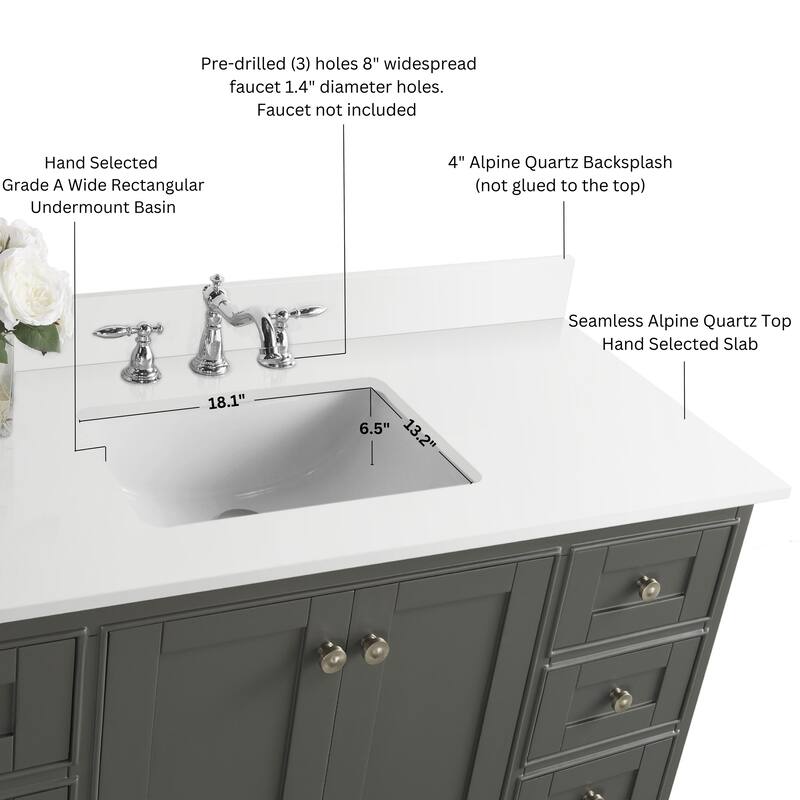 Ancerre Designs Audrey Bathroom Vanity Set