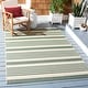 preview thumbnail 26 of 193, SAFAVIEH Courtyard Charmaine Indoor/ Outdoor Waterproof Area Rug 2'7" x 5' - Beige/Dark Green