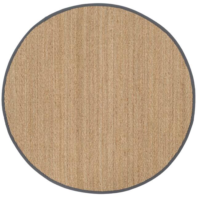 SAFAVIEH Natural Fiber Oceana Herringbone Seagrass Rug