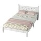 preview thumbnail 8 of 13, Twin Bed with Button-Decoration Headboard and Bed Slats