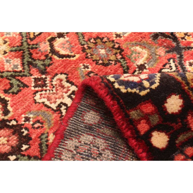 ECARPETGALLERY Hand-knotted Andelz Red Wool Rug - 3'7 x 9'9