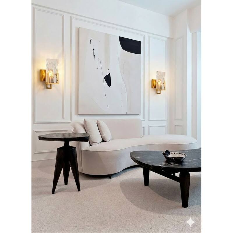 Transitional 1 Light Gold Metal Wall Sconce