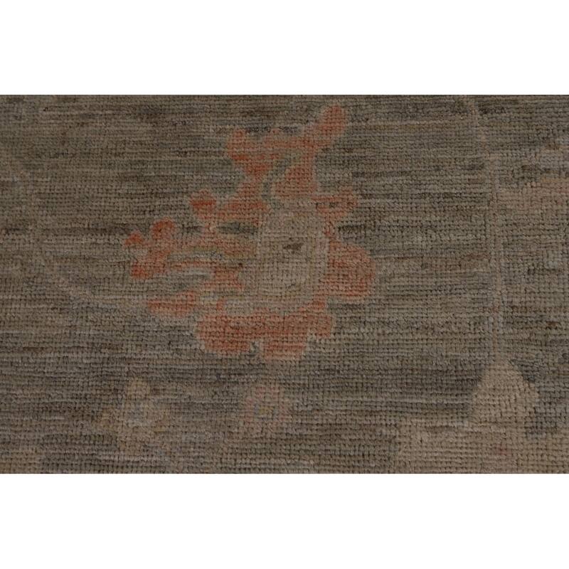 Transitional Oushak Turkish Area Rug Handmade Wool Carpet - 8'0"x 9'9"