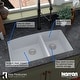 preview thumbnail 47 of 56, Karran Undermount Quartz Double Bowl Kitchen Sink