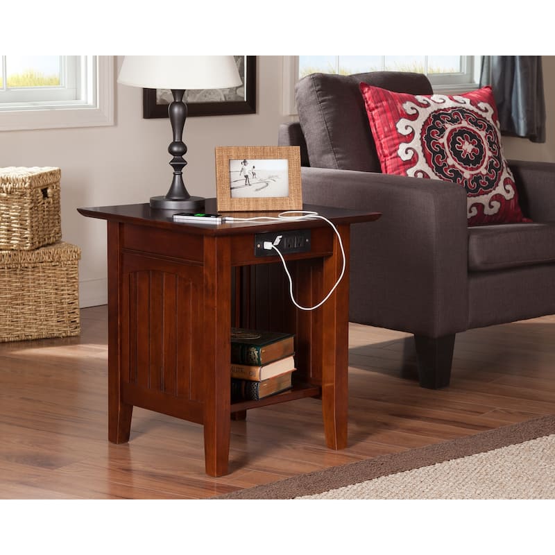 AFI Nantucket End Table with Built-in Charger