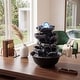 preview thumbnail 58 of 63, Costway Tabletop Water Fountain with Rolling Crystal Ball,
