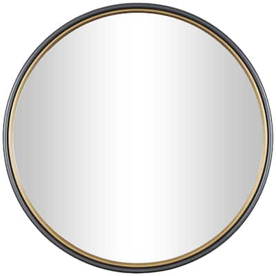 Resin Weathered Spotted Wall Mirror with Hammered Texture - Brown or Copper - Roche River Decor